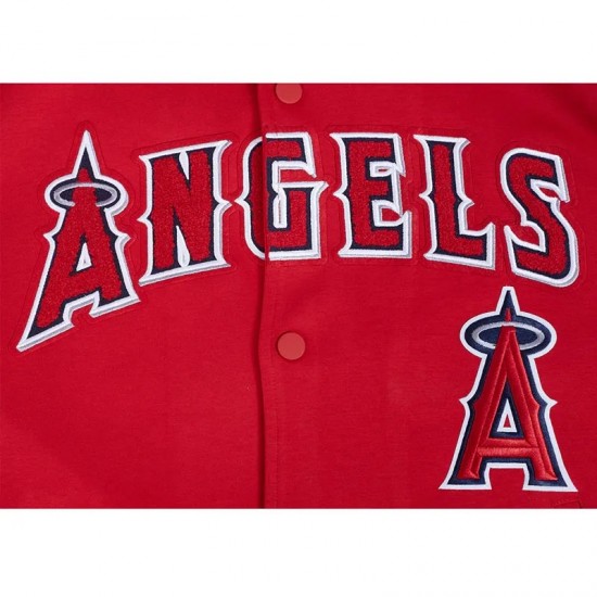 LA Angels Current Logo Game Day Red Jacket LA Angels Current Logo Game Day Red Jacket