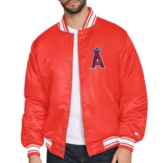 LA Angels Home Plate Printed Graphic Jacket