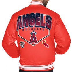 LA Angels Home Plate Printed Graphic Jacket