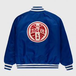 LA Angels PCL Royal Satin Royal Jacket LA Angels PCL Royal Satin Royal Jacket
