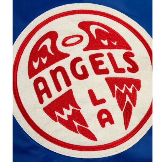 LA Angels PCL Royal Satin Royal Jacket LA Angels PCL Royal Satin Royal Jacket