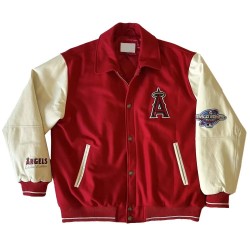 LA Angels World Series Champion 2002 Varsity Jacket LA Angels World Series Champion 2002 Varsity Jacket