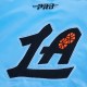 LA Clippers 2024/25 City Edition Chenille Blue Satin Jacket LA Clippers 2024/25 City Edition Chenille Blue Satin Jacket