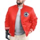 LA Clippers Adaptive Bold Logo Varsity Satin Jacket