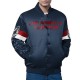 LA Clippers Triple Option Varsity Satin Jacket LA Clippers Triple Option Varsity Satin Jacket