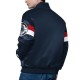 LA Clippers Triple Option Varsity Satin Jacket LA Clippers Triple Option Varsity Satin Jacket