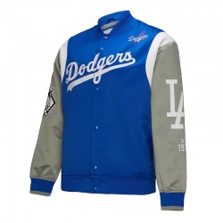 LA Dodgers Cooperstown Team Origins Satin Jacket LA Dodgers Cooperstown Team Origins Satin Jacket