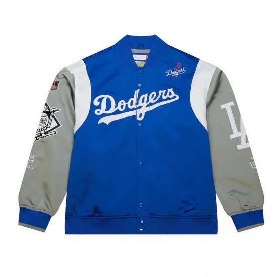 LA Dodgers Cooperstown Team Origins Satin Jacket LA Dodgers Cooperstown Team Origins Satin Jacket