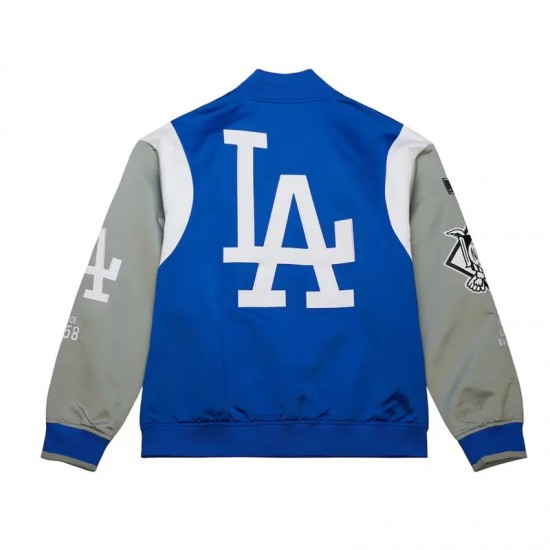 LA Dodgers Cooperstown Team Origins Satin Jacket LA Dodgers Cooperstown Team Origins Satin Jacket