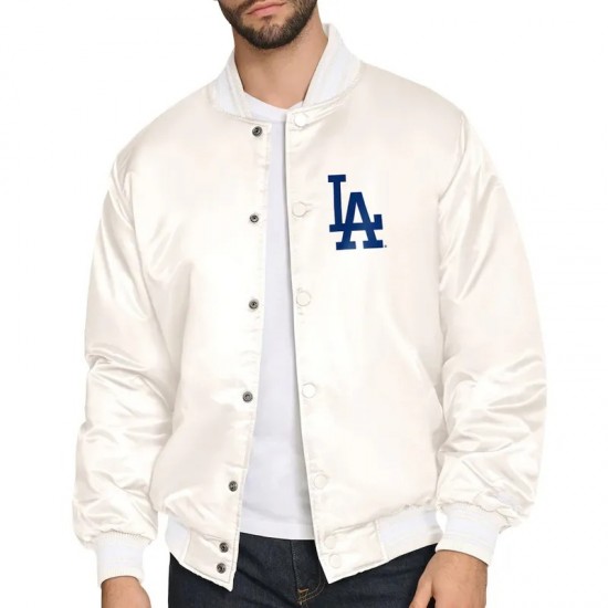 LA Dodgers Home Plate Printed Graphic Jacket