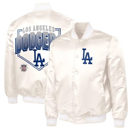 LA Dodgers Home Plate Printed Graphic Jacket