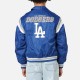 LA Dodgers Retro Stadium Blue Satin Jacket