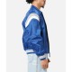 LA Dodgers Retro Stadium Blue Satin Jacket