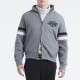 LA Kings Heather Gray Striped Fleece Jacket LA Kings Heather Gray Striped Fleece Jacket