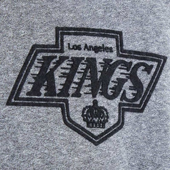 LA Kings Heather Gray Striped Fleece Jacket LA Kings Heather Gray Striped Fleece Jacket