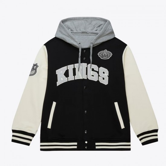 LA Kings Rinkside Varsity Fleece Jacket LA Kings Rinkside Varsity Fleece Jacket