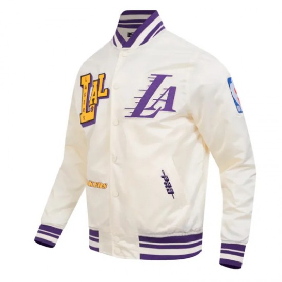 LA Lakers Best of Classic Rib Satin Jacket