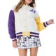 LA Lakers Color Block Bomber Full-Snap Jacket LA Lakers Color Block Bomber Full-Snap Jacket