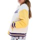 LA Lakers Color Block Bomber Full-Snap Jacket LA Lakers Color Block Bomber Full-Snap Jacket