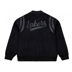 LA Lakers Nights Walk The Tunnel Black Varsity Jacket LA Lakers Nights Walk The Tunnel Black Varsity Jacket