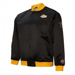 LA Lakers OG 3.0 Lightweight Black Satin Jacket  LA Lakers OG 3.0 Lightweight Black Satin Jacket