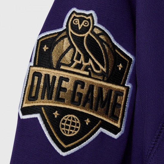 LA Lakers Purple Fleece Jacket – Owl Edition