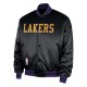 LA Lakers Remix Courtside Black Bomber Jacket