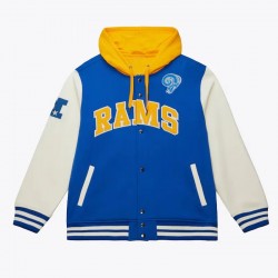 LA Rams Sideline Varsity Fleece Jacket
