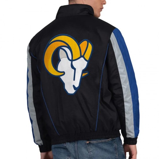 LA Rams Thursday Night Gridiron Half-Zip Jacket