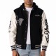 Las Vegas Aces Black Varsity Jacket with Hood Las Vegas Aces Black Varsity Jacket with Hood