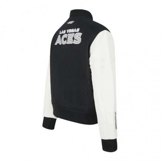 Las Vegas Aces Essentials Classic Varsity Jacket Las Vegas Aces Essentials Classic Varsity Jacket