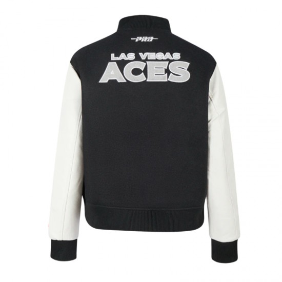 Las Vegas Aces Essentials Classic Varsity Jacket Las Vegas Aces Essentials Classic Varsity Jacket