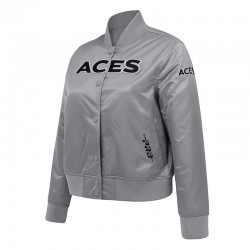 Las Vegas Aces Grey Satin Jacket
