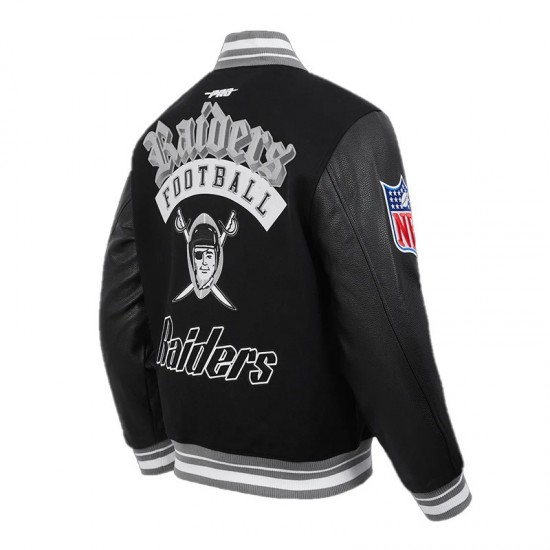 Las Vegas Raiders Best of Classic Rib Varsity Jacket