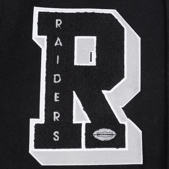 Las Vegas Raiders Best of Classic Rib Varsity Jacket