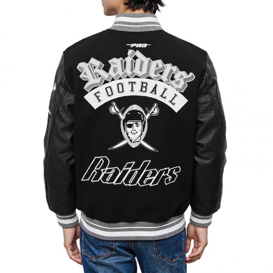 Las Vegas Raiders Best of Classic Rib Varsity Jacket