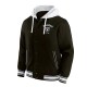 Las Vegas Raiders Black Cotton Hooded Jacket Las Vegas Raiders Black Cotton Hooded Jacket