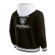Las Vegas Raiders Black Cotton Hooded Jacket Las Vegas Raiders Black Cotton Hooded Jacket