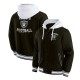 Las Vegas Raiders Black Cotton Hooded Jacket Las Vegas Raiders Black Cotton Hooded Jacket