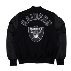 Las Vegas Raiders MA-1 Historic Varsity Jacket