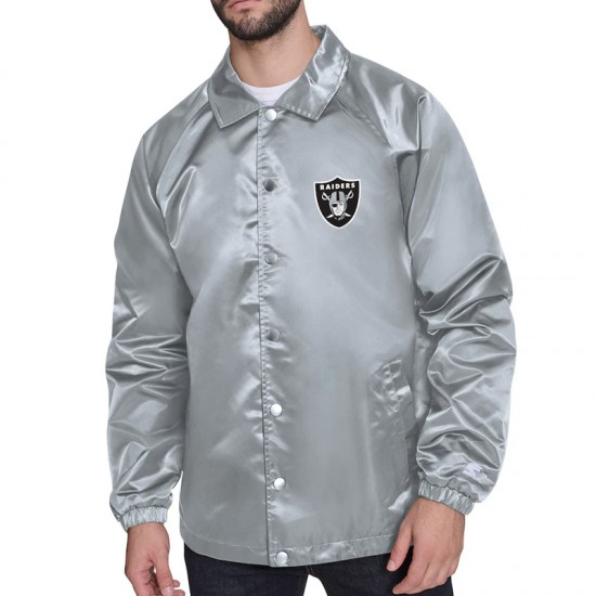 Las Vegas Raiders Retro Logo Coaches Jacket Las Vegas Raiders Retro Logo Coaches Jacket
