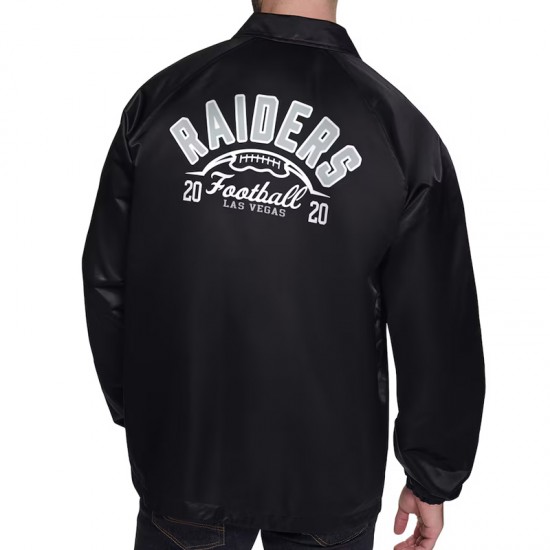 Las Vegas Raiders Retro Logo Coaches Jacket Las Vegas Raiders Retro Logo Coaches Jacket