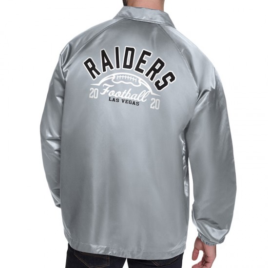 Las Vegas Raiders Retro Logo Coaches Jacket Las Vegas Raiders Retro Logo Coaches Jacket