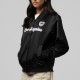 Las Vegas Raiders Throwback Graphics Black Satin Jacket Unisex Las Vegas Raiders Throwback Graphics Black Satin Jacket Unisex