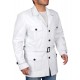 Legion Oliver Bird White Genuine Leather Jacket Legion Oliver Bird White Genuine Leather Jacket