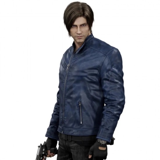 Leon Kennedy Resident Evil Death Island Leather Jacket
