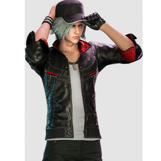 Leslie Kyle Final Fantasy VII Remake Leather Jacket Leslie Kyle Final Fantasy VII Remake Leather Jacket