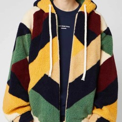 Life is Good Future Sherpa Zip Up Hooded Jacket Life is Good Future Sherpa Zip Up Hooded Jacket