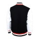 Lifestyle City St Kilda Saints Black and White Varsity Jacket