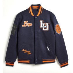 Lincoln University Exclusive Navy Varsity Wool Jacket Lincoln University Exclusive Navy Varsity Wool Jacket